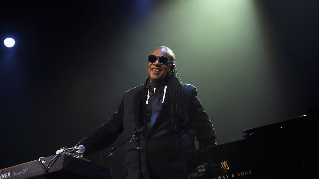Stevie Wonder 'takes two knees' in support of US NFL players